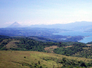 The 400+ acres are almost atop the hills at the northeast end of the lake between Aguacate and Rio Piedras. 